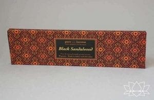 absolute black sandalwood incense 20gm box