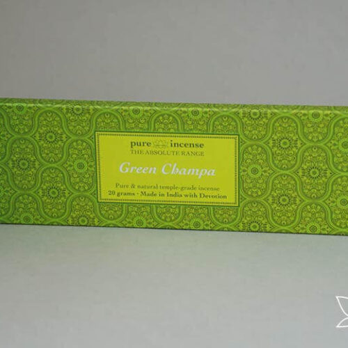 absolute green champa incense 20gm box