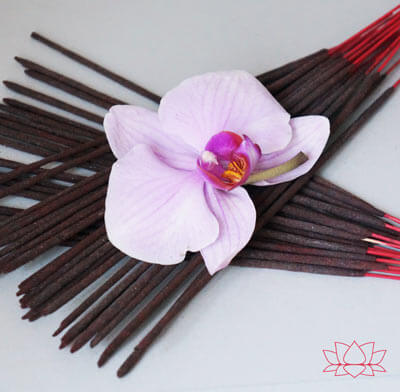 Hari Leela Incense with Orchid Flower